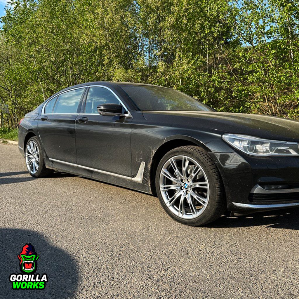 Покраска дисков BMW 7 в Минске