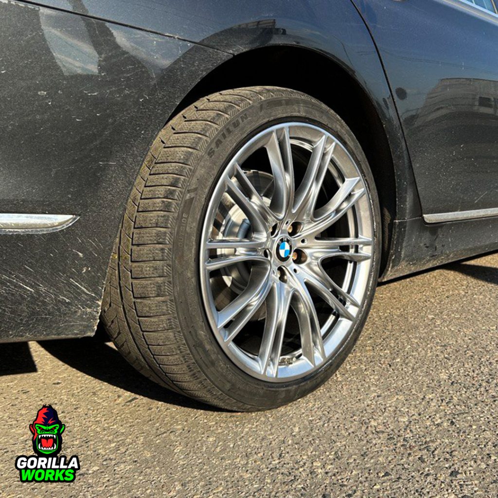 Покраска литого диска BMW 7