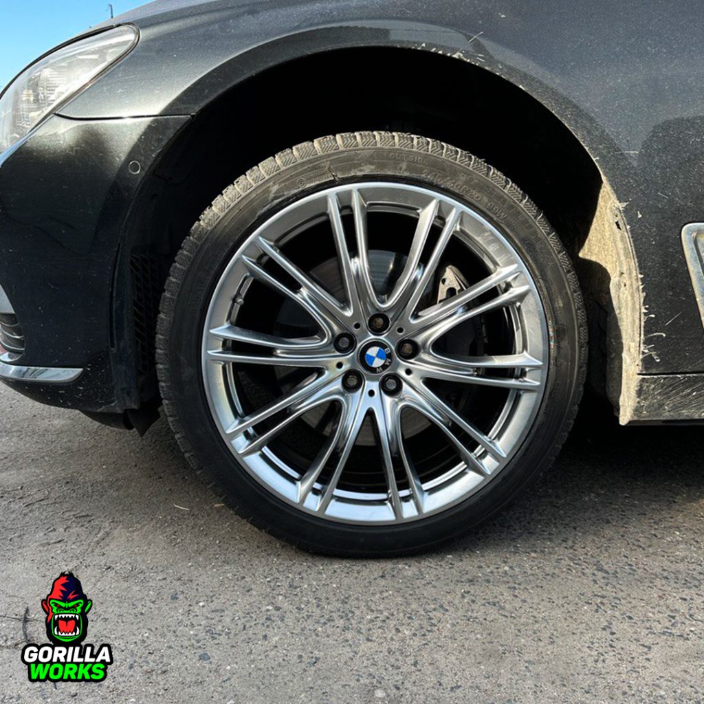 Покраска дисков BMW 7 G12 в жидкие термоэмали в Минске