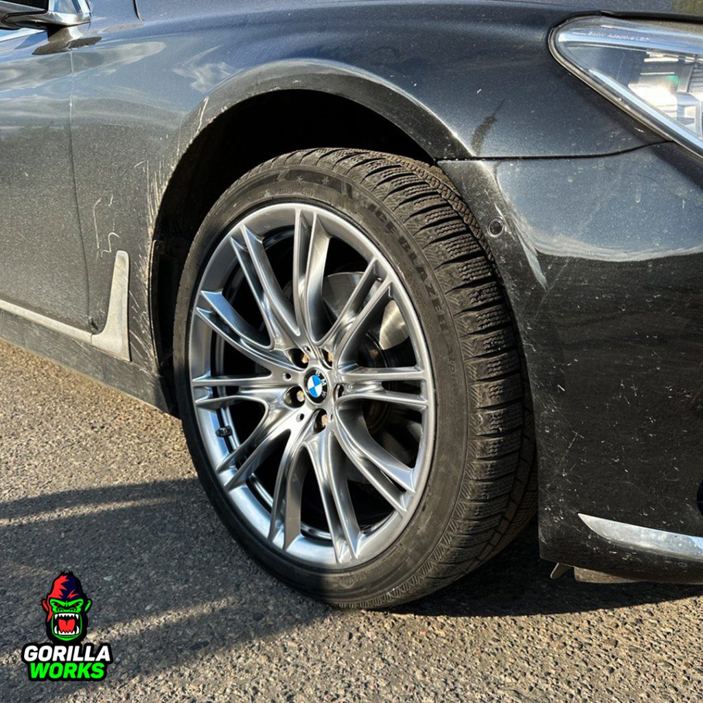 Покраска дисков в жидкие термоэмали в Минске 649 стиль БМВ 7